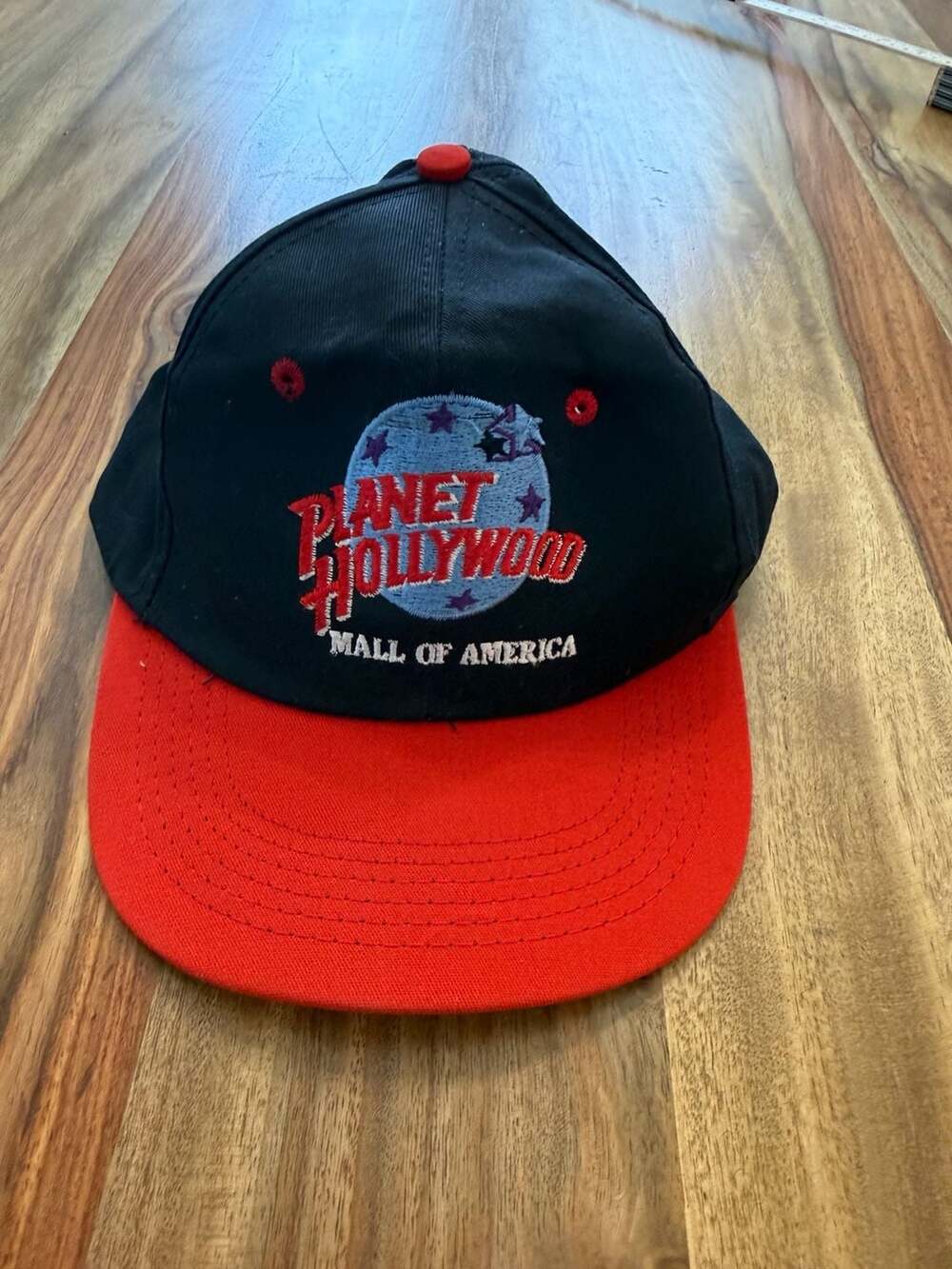Vintage 90s Planet Hollywood Mall of America Snapback Hat Made in USA